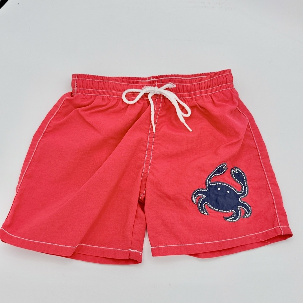 Mudpie Boutique Baby Boy 3 Pair Lot Swim Trunk Shorts 6-12M Shark Crab Alligator - Picture 3 of 9